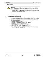 Preview for 41 page of Wacker Neuson LTN6L-V Operator'S Manual