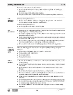 Preview for 14 page of Wacker Neuson LTS4K Operator'S Manual