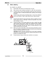 Preview for 15 page of Wacker Neuson PG 2 Operator'S Manual