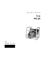 Wacker Neuson PG 3A Operator'S Manual preview