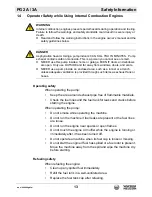 Предварительный просмотр 13 страницы Wacker Neuson PG 3A Operator'S Manual