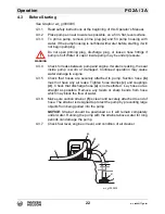 Предварительный просмотр 22 страницы Wacker Neuson PG 3A Operator'S Manual