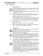 Preview for 21 page of Wacker Neuson PS2 1503 Operator'S Manual