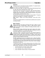 Preview for 23 page of Wacker Neuson PS2 1503 Operator'S Manual