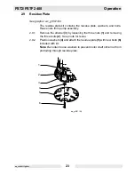 Preview for 23 page of Wacker Neuson PST2-400 Operator'S Manual