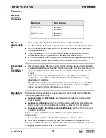 Preview for 3 page of Wacker Neuson PST3 750 Operator'S Manual