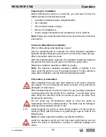 Preview for 11 page of Wacker Neuson PST3 750 Operator'S Manual