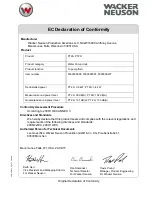 Preview for 5 page of Wacker Neuson PT 2 Operator'S Manual