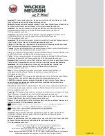 Preview for 208 page of Wacker Neuson PT 2A Operator'S Manual