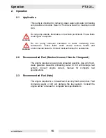 Preview for 16 page of Wacker Neuson PT 3A Operator'S Manual