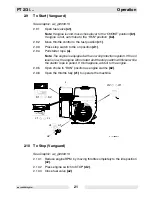 Preview for 21 page of Wacker Neuson PT 3A Operator'S Manual