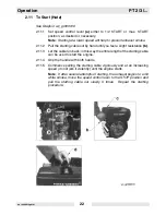 Preview for 22 page of Wacker Neuson PT 3A Operator'S Manual