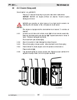 Preview for 31 page of Wacker Neuson PT 3A Operator'S Manual