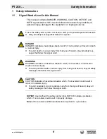 Preview for 9 page of Wacker Neuson PT 3H Operator'S Manual