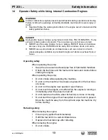 Preview for 13 page of Wacker Neuson PT 3H Operator'S Manual