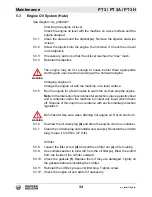 Preview for 34 page of Wacker Neuson PT 3H Operator'S Manual