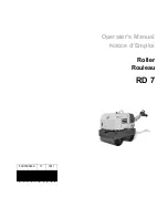 Wacker Neuson RD 7 Series Operator'S Manual preview