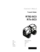 Preview for 1 page of Wacker Neuson RT82-SC3 Operator'S Manual