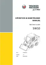 Wacker Neuson SW10 Operation & Maintenance Manual preview