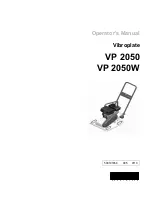 Wacker Neuson VP 1030R Operator'S Manual preview