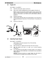 Preview for 25 page of Wacker Neuson VP2050A US Operator'S Manual