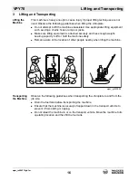 Preview for 16 page of Wacker Neuson VPY70 Operator'S Manual