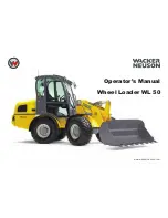 Wacker Neuson WL 50 Operator'S Manual preview