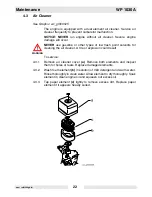 Preview for 24 page of Wacker Neuson WP 1030A Operator'S Manual