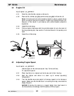 Preview for 25 page of Wacker Neuson WP 1030A Operator'S Manual