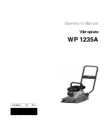 Wacker Neuson WP 1235A Operator'S Manual preview