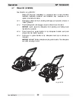 Предварительный просмотр 24 страницы Wacker Neuson WP 1540A Operator'S Manual