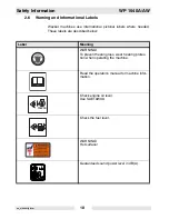 Preview for 12 page of Wacker Neuson WP1540Aw US Operator'S Manual