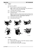 Preview for 20 page of Wacker Neuson WP1540Aw US Operator'S Manual