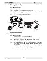 Preview for 31 page of Wacker Neuson WP1540Aw US Operator'S Manual