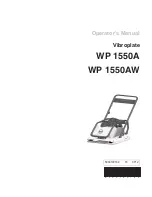 Preview for 1 page of Wacker Neuson WP1550A US Operator'S Manual