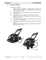 Preview for 24 page of Wacker Neuson WP1550A US Operator'S Manual