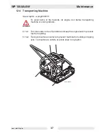 Preview for 37 page of Wacker Neuson WP1550A US Operator'S Manual