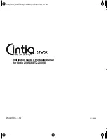 Preview for 72 page of Wacom Cintiq 20WSX Installation Manual