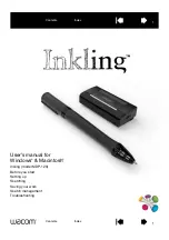 Preview for 1 page of Wacom Inkling MDP-123 User Manual