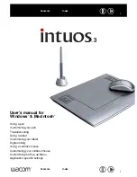 Preview for 1 page of Wacom INTUOS 3 User Manual