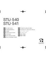 Wacom STU-540 Quick Start Manual preview