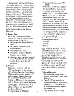 Preview for 2 page of WADDINGTONS HOUSE OF GAMES, INC. Waddigntons 2001 The Game Machine Manual