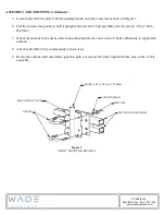 Preview for 2 page of Wade J-105-HI-WC Instruction Sheet