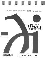 Wadia 7 Information & Operation Manual preview