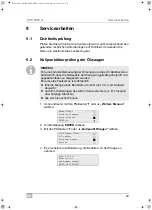 Предварительный просмотр 43 страницы Waeco AirCon Service Center ASC 5300 G Operating Manual