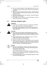 Предварительный просмотр 72 страницы Waeco AirCon Service Center ASC 5300 G Operating Manual