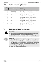 Preview for 7 page of Waeco AirCon Service OZ1000 Operating Manual