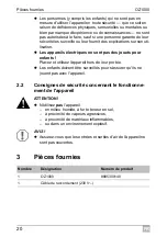 Preview for 20 page of Waeco AirCon Service OZ1000 Operating Manual