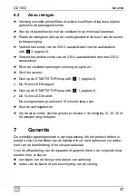 Preview for 47 page of Waeco AirCon Service OZ1000 Operating Manual