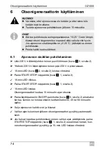 Preview for 74 page of Waeco AirCon Service OZ1000 Operating Manual